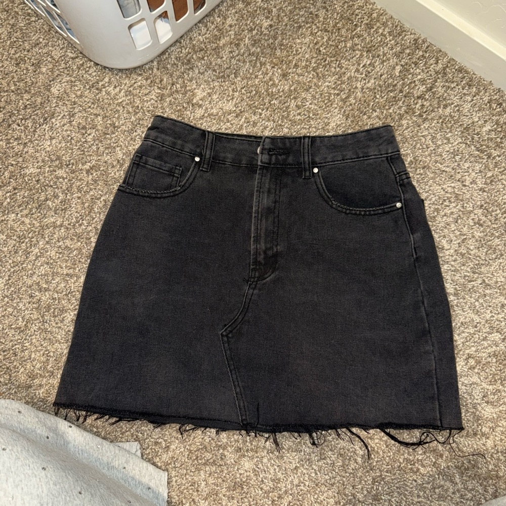 Cotton On Black Mini Pencil Skirt Casual
